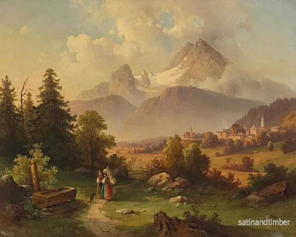 Reproduktion av målningen Vue du Watzmann - Edmund Mahlknecht - Bild 2
