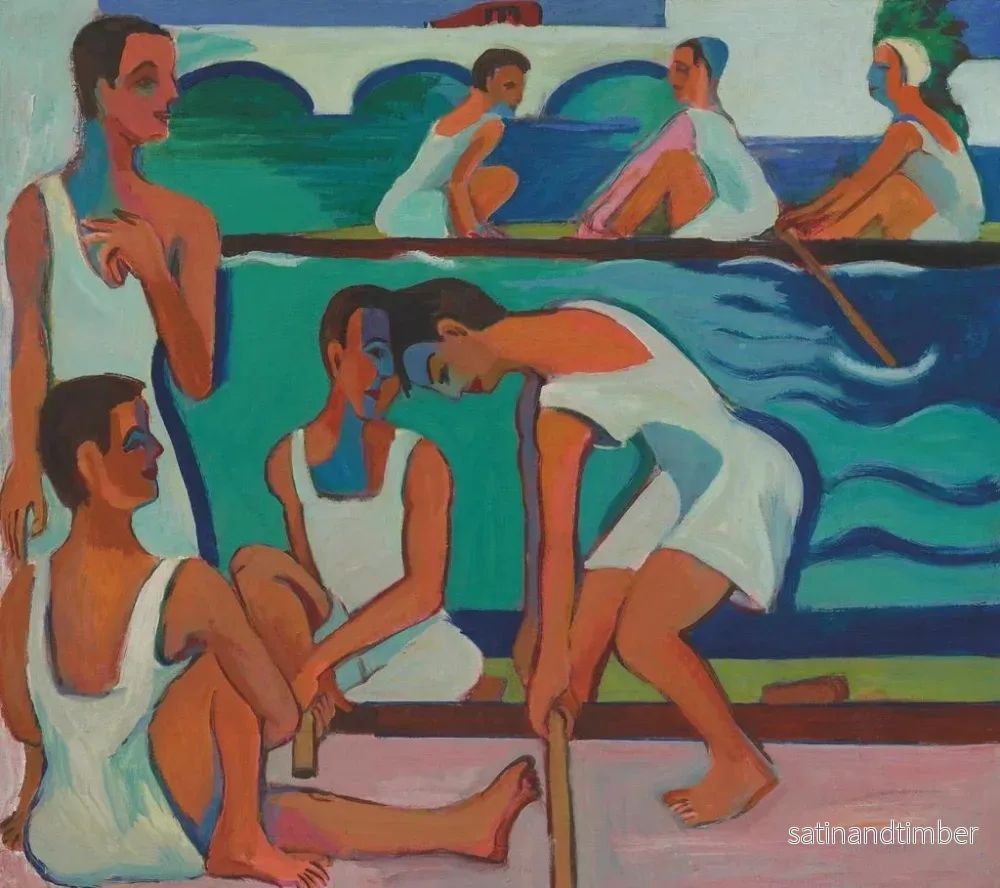 Reproduktion av målningen Rameur - Ernst Ludwig Kirchner - Bild 2
