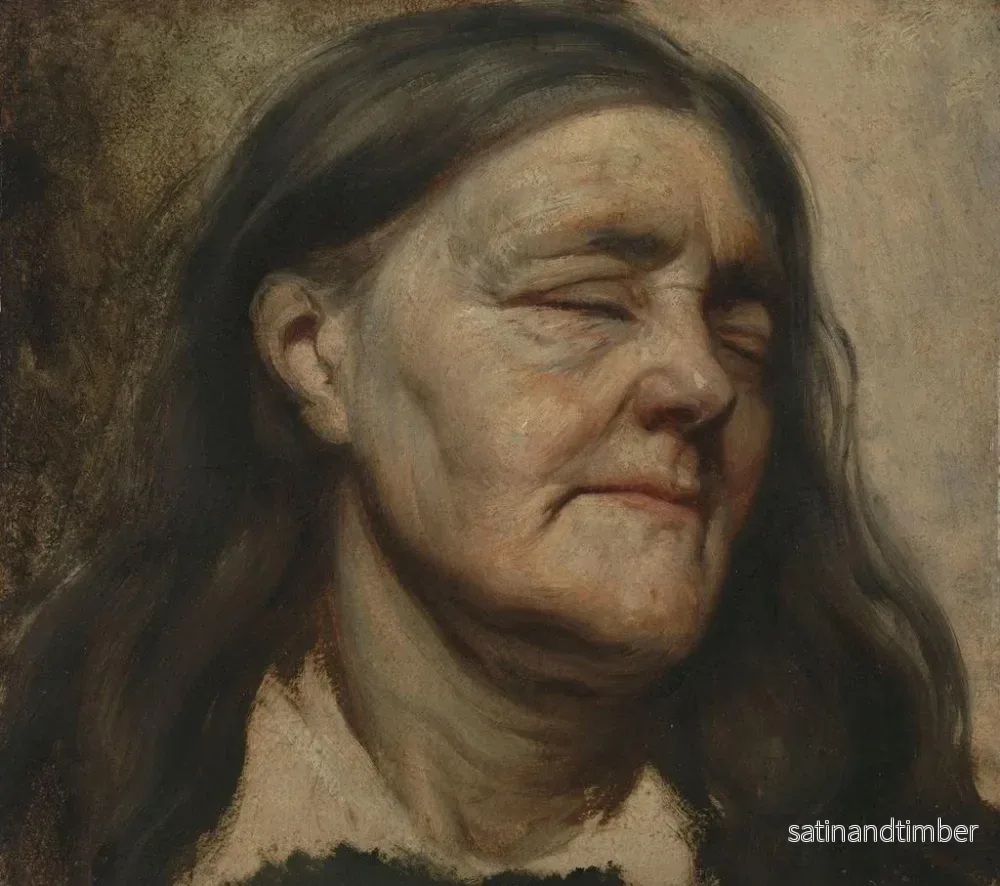 Reproduktion av målningen Studie av en äldre kvinna - Matthijs Maris - Bild 2