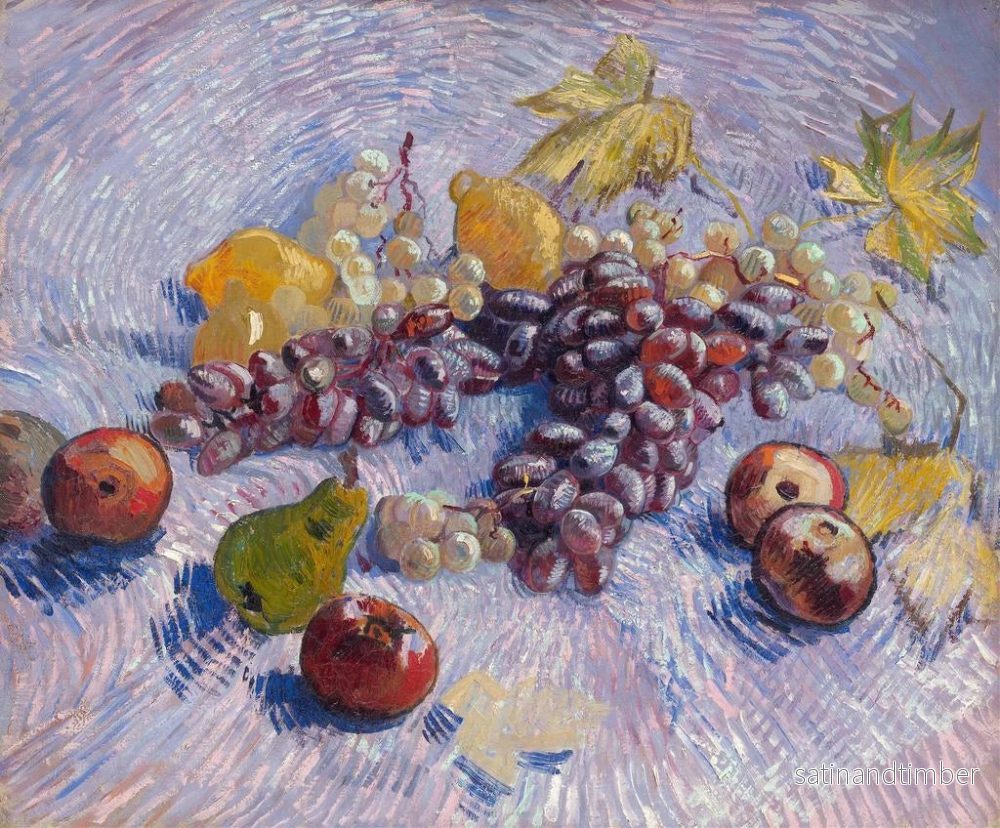 Reproduktion av målningen Raisins, citrons, poires et pommes - Vincent van Gogh - Bild 2