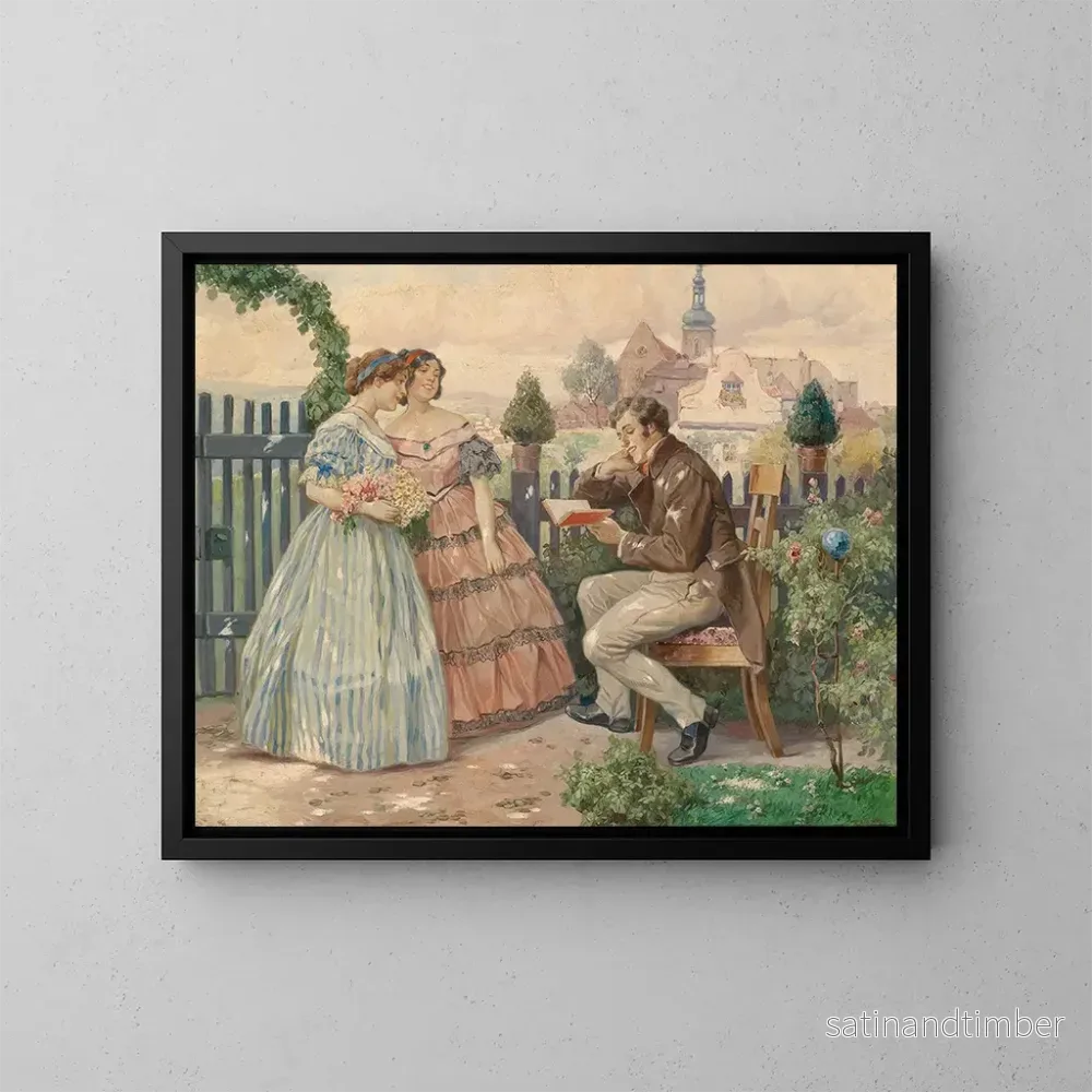 Reproduktion av målningen Le Liseur - Rudolf Alfred Höger