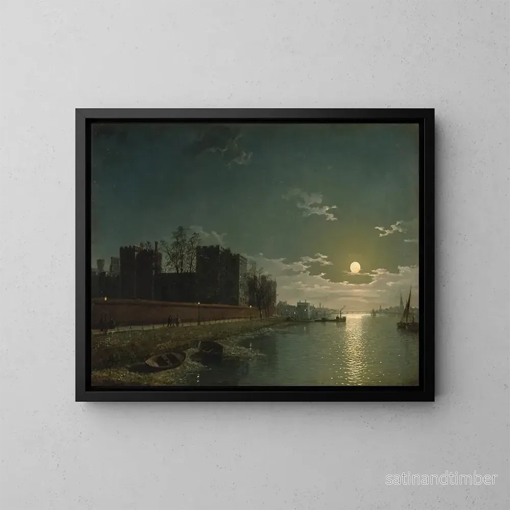 Reproduktion av målningen Palais de Lambeth - Henry Pether