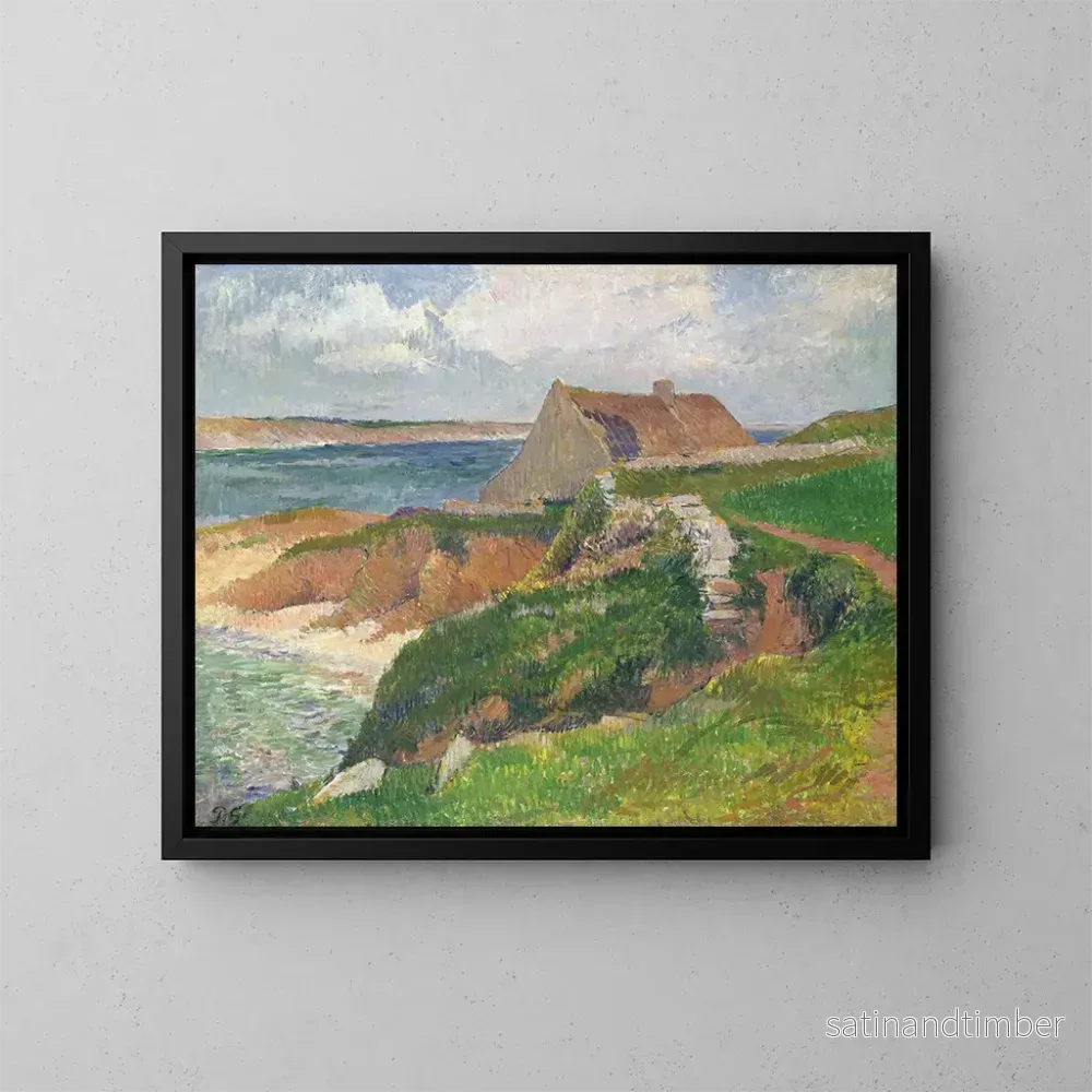 Reproduktion av målningen L’île de Raguenez, Bretagne – Henry Moret Reproduktion av målningen L’île de Raguenez, Bretagne – Henry Moret