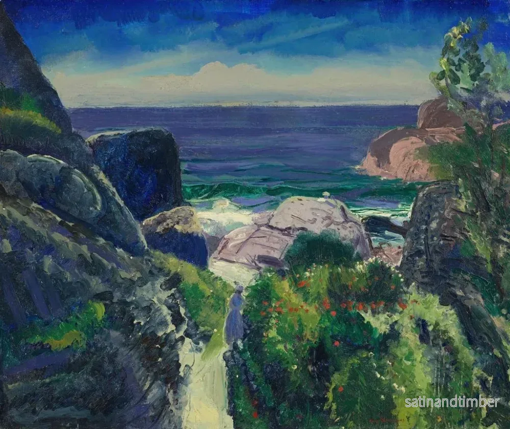 Reproduktion av målningen Point du Paradis - George Wesley Bellows - Bild 2