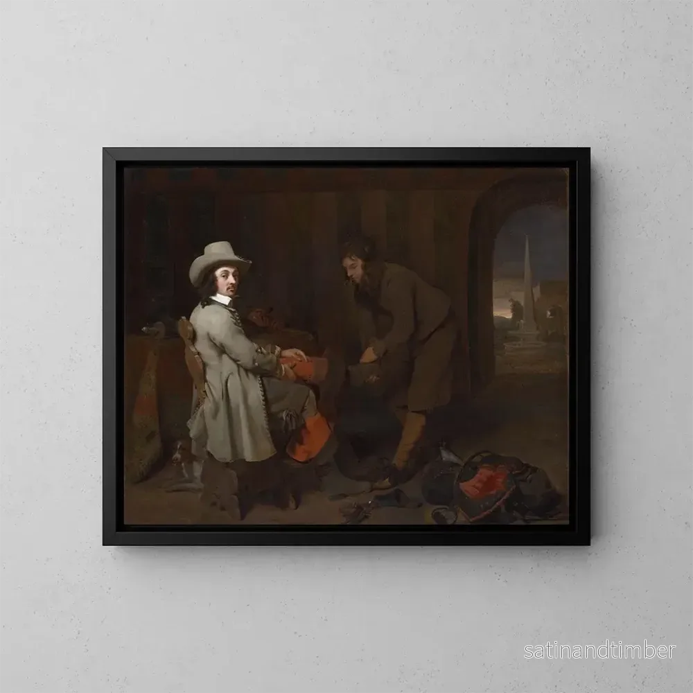Reproduktion av målningen Anthonij de Bordes och hans page - Michael Sweerts