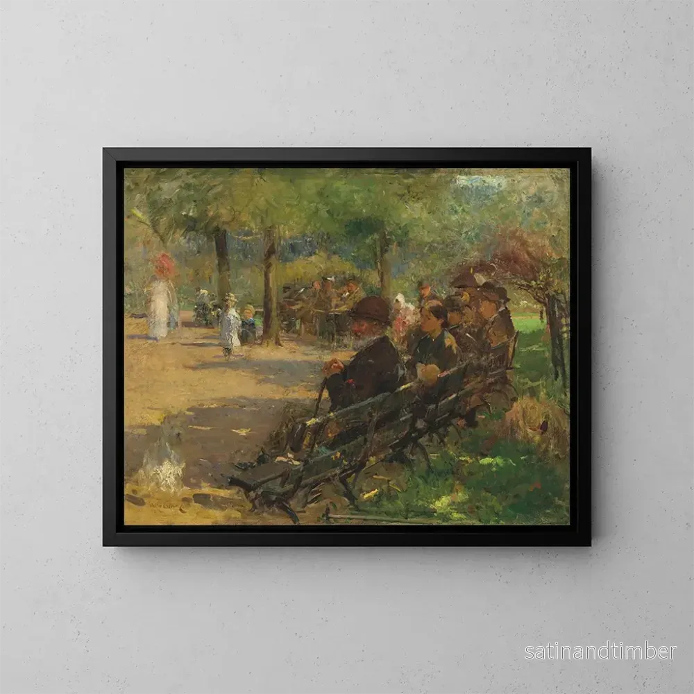 Reproduktion av målningen i parken St Stephen's Green - Walter Frederick Osborne