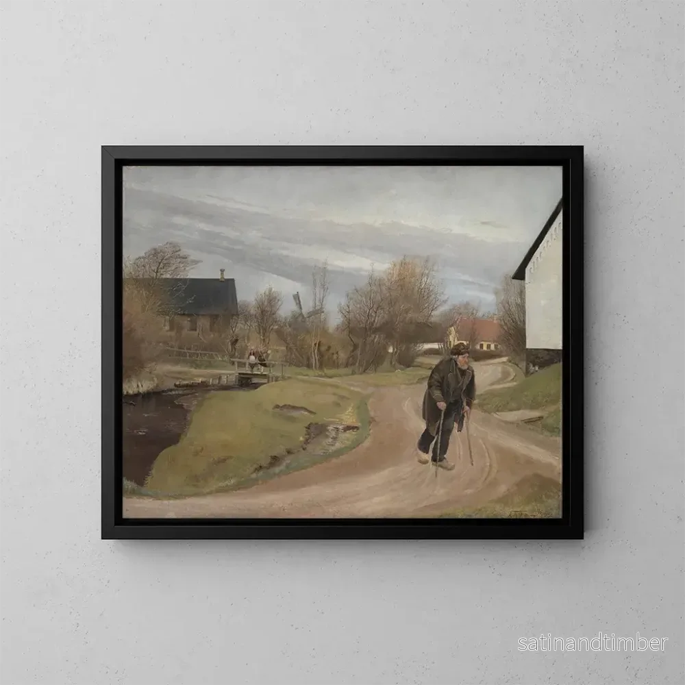 Reproduktion av målningen Vår i Jylland av Hals – Laurits Andersen Ring Reproduktion av målningen Vår i Jylland av Hals – Laurits Andersen Ring