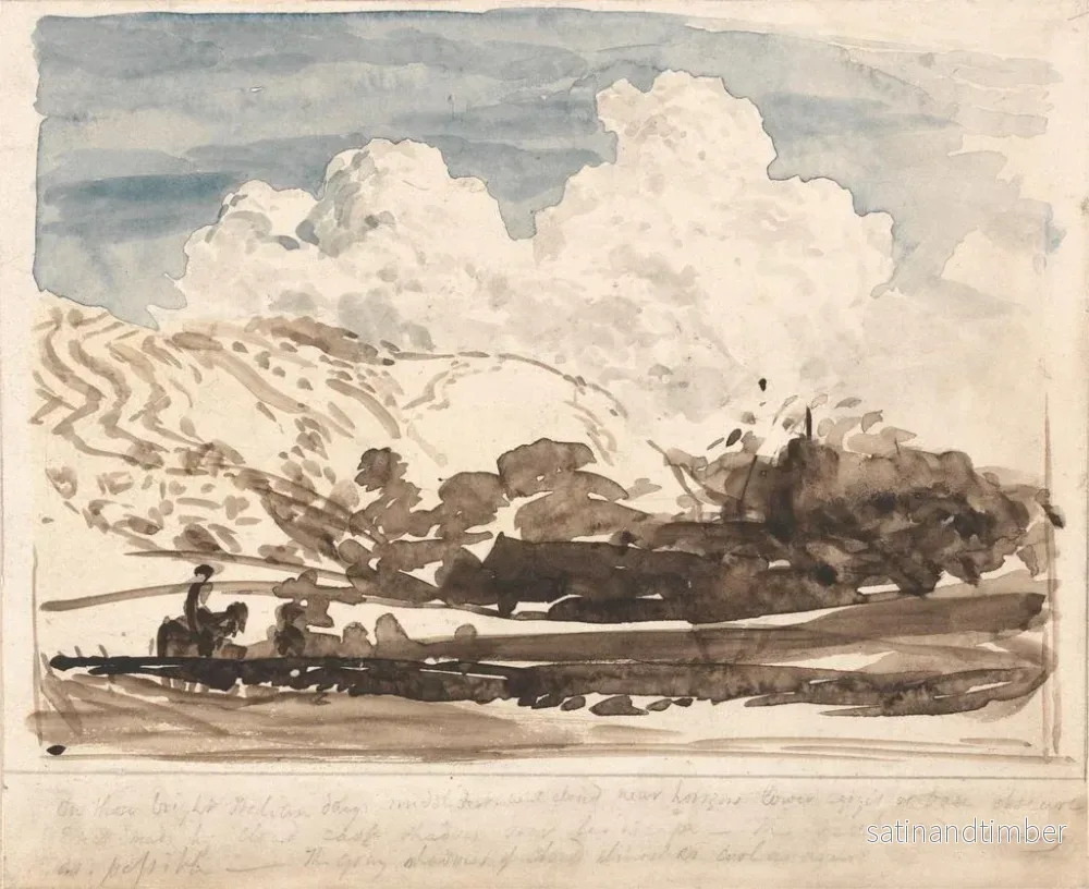 Reproduktion av målningen Le Nuage Lumineux - Samuel Palmer - Bild 2