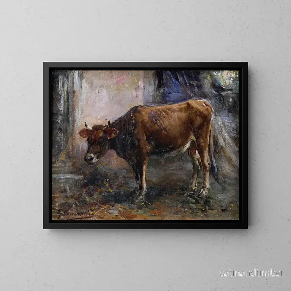 Reproduktion av målningen Vache - Giuseppe Pennasilico