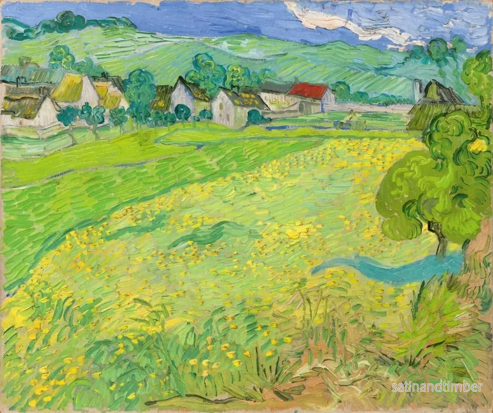 Reproduktion av målningen Vue des Vessenots nära Auvers - Vincent van Gogh - Bild 2