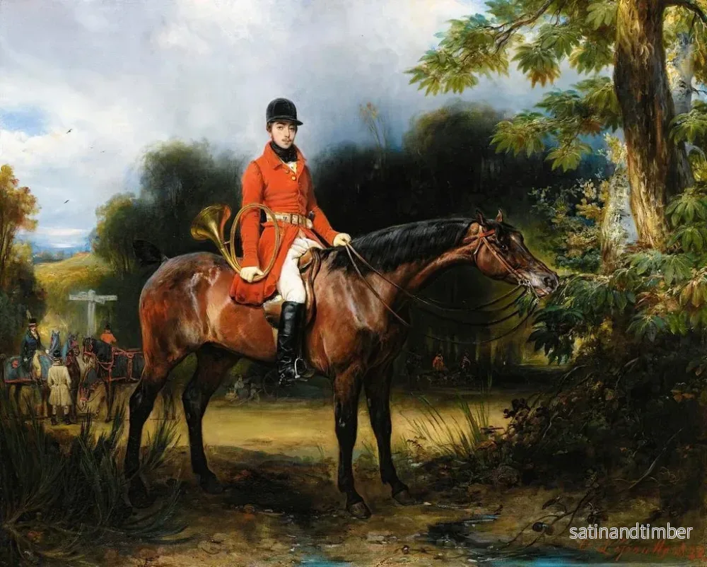 Reproduktion av målningen av det presumtiva porträttet av den framtida greven av Plaisance - François-Gabriel-Guillaume Lépaulle - Bild 2