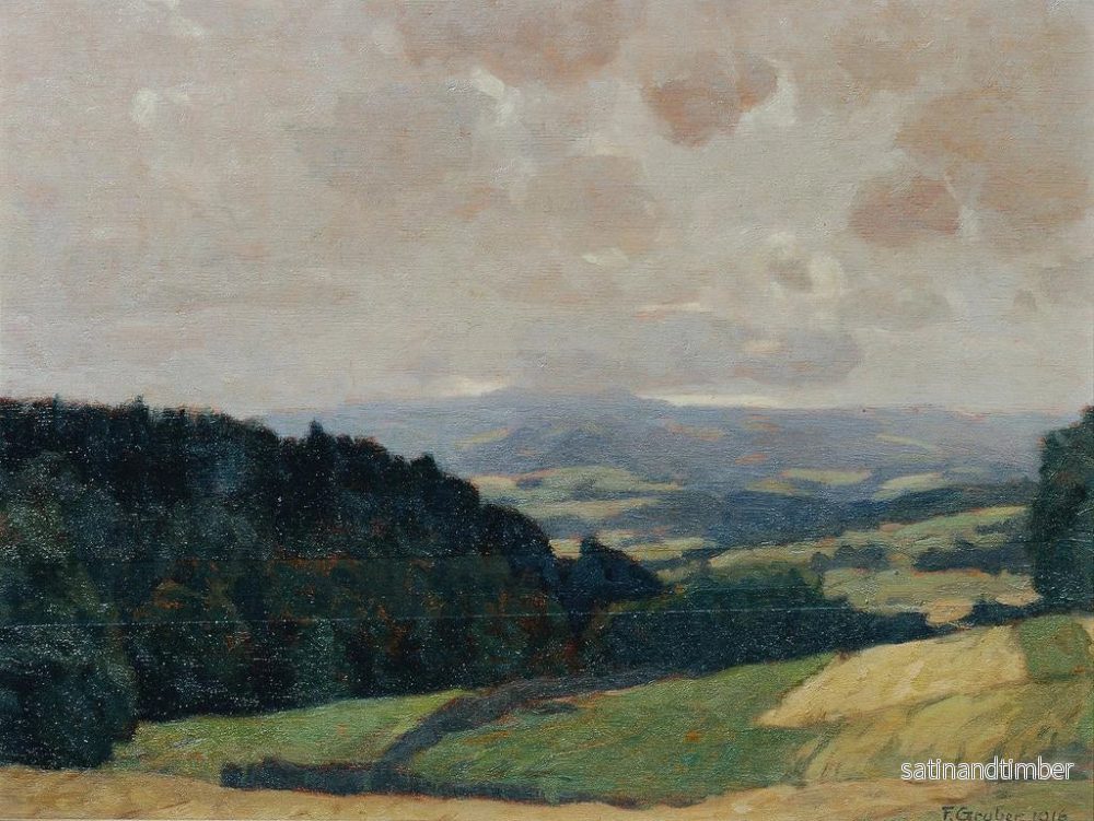 Reproduktion av målningen Vallée tranquille - Franz Ignaz Peter Gruber - Bild 2