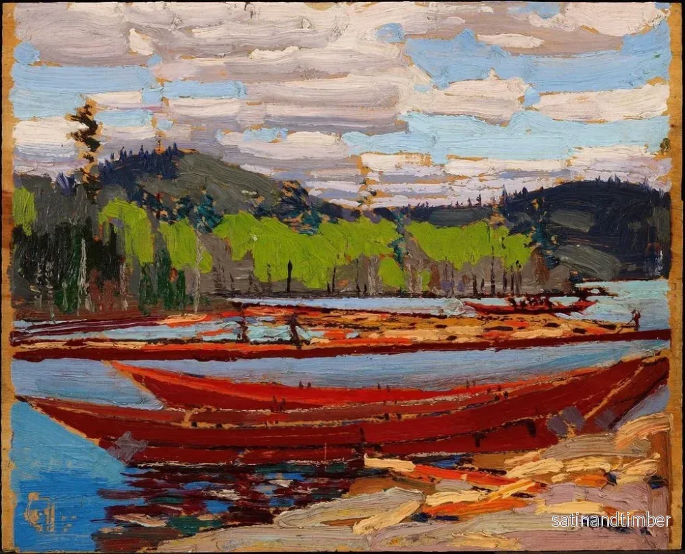 Reproduktion av målningen Bateaux - Tom Thomson - Bild 2