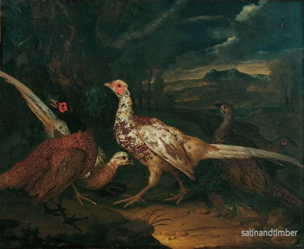 Reproduktion av målningen Fasaner - Philipp Ferdinand de Hamilton - Bild 2