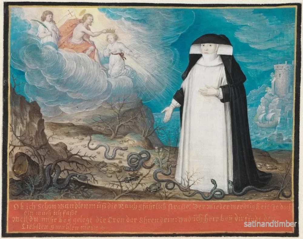 Reproduktion av målningen Dorothée Diana, Rappoltsteins fru - Friedrich Brentel - Bild 2
