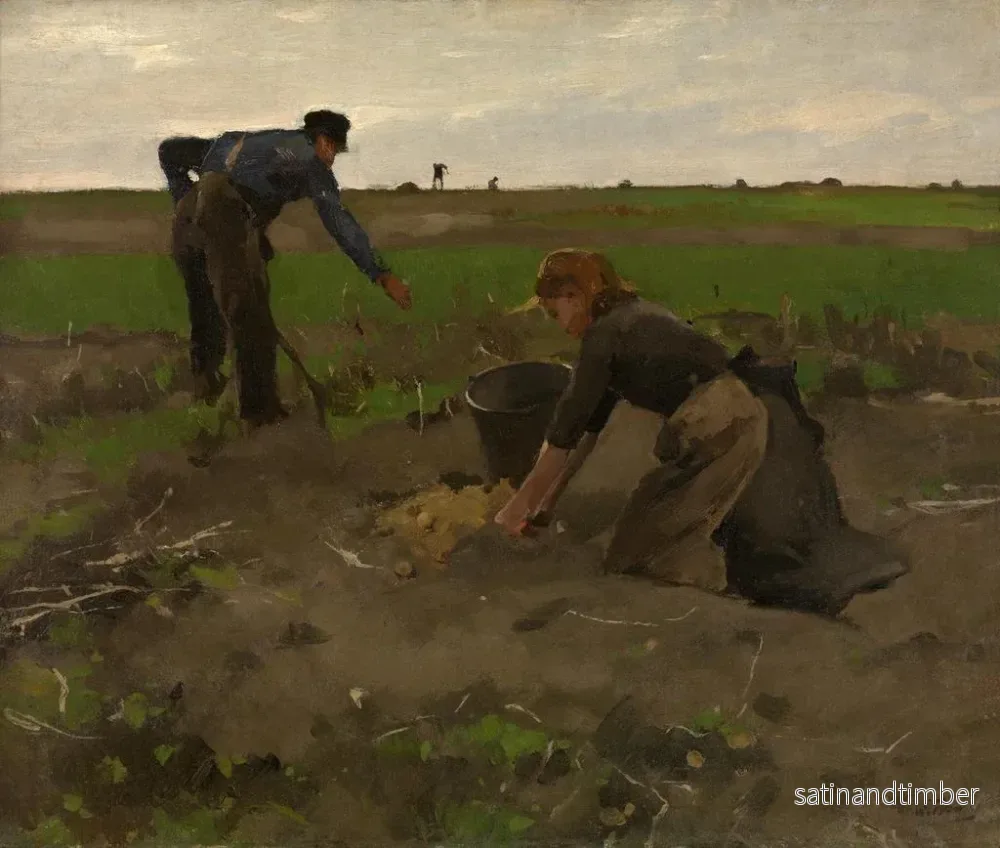 Reproduktion av målningen Les Arpenteurs de pommes de terre - Willem Witsen - Bild 2