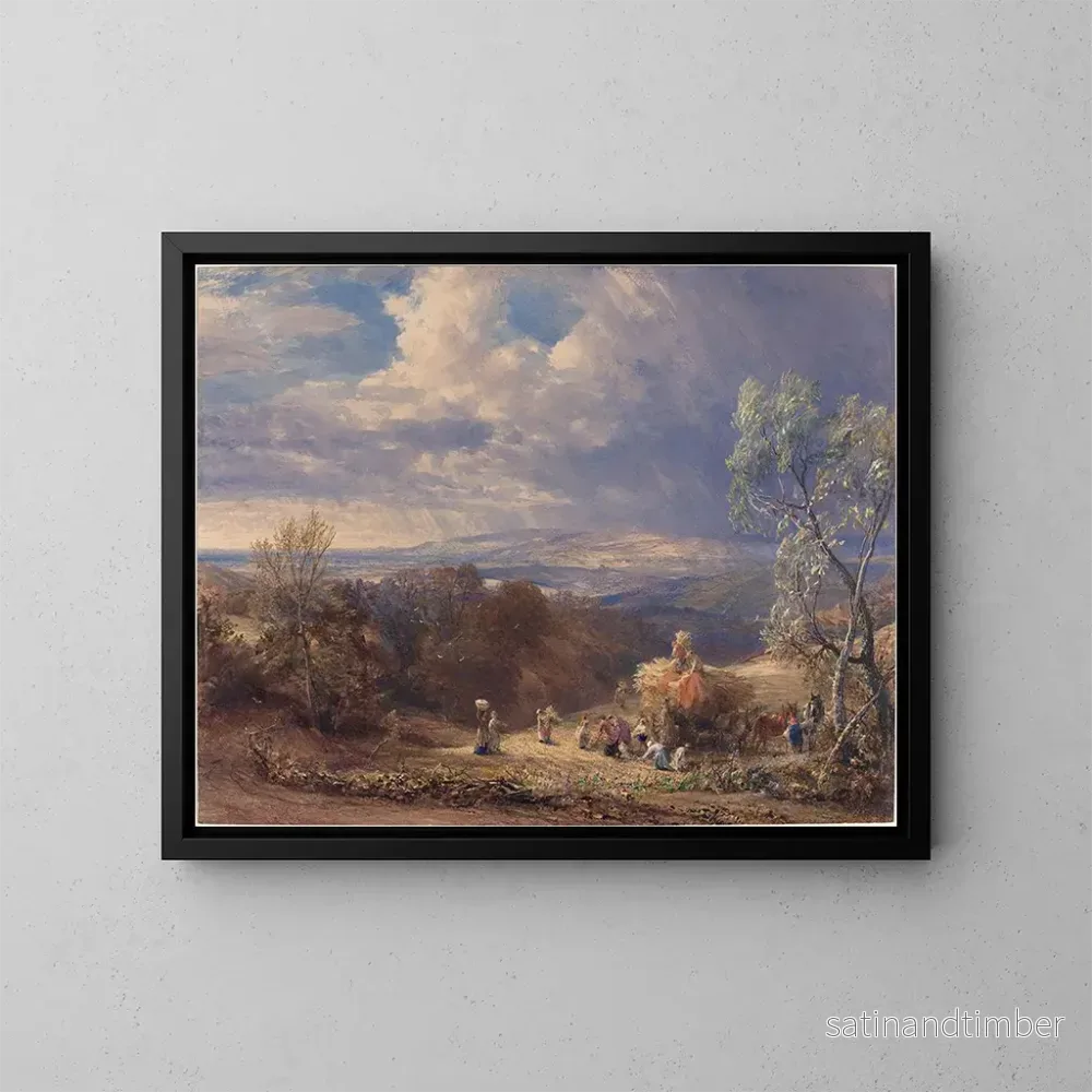 Reproduktion av målningen Skörd - Samuel Palmer