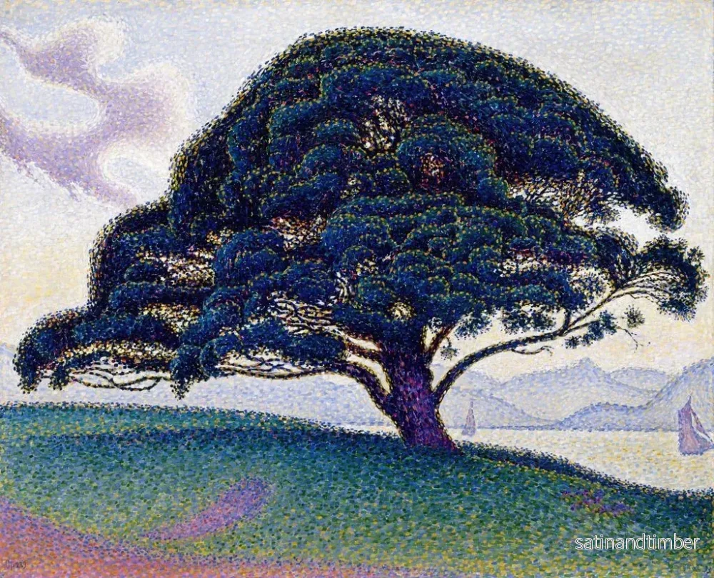 Reproduktion av målningen Le pin de Bonaventure - Paul Signac - Bild 2