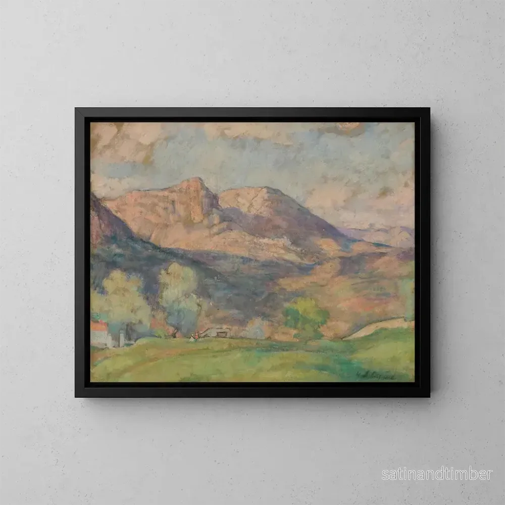Reproduktion av målningen Le Baou de Vence - Henri Lebasque