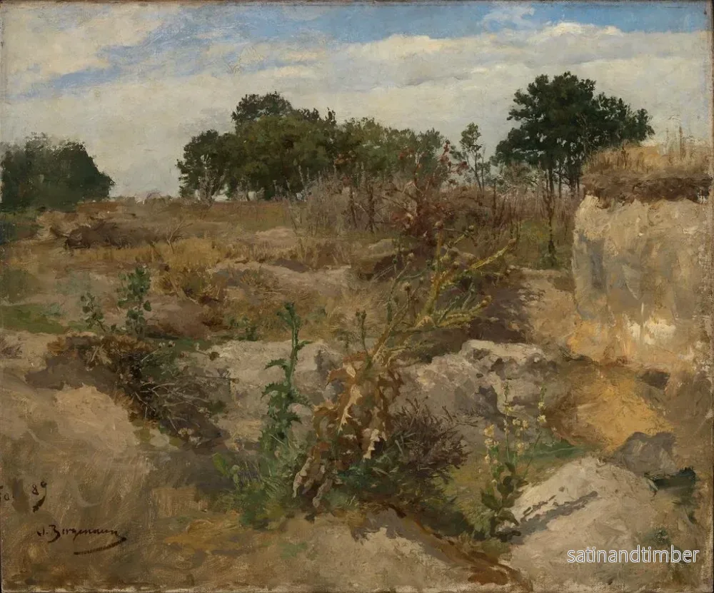 Reproduktion av målningen Chardons - Julius Hugo Bergmann - Bild 2