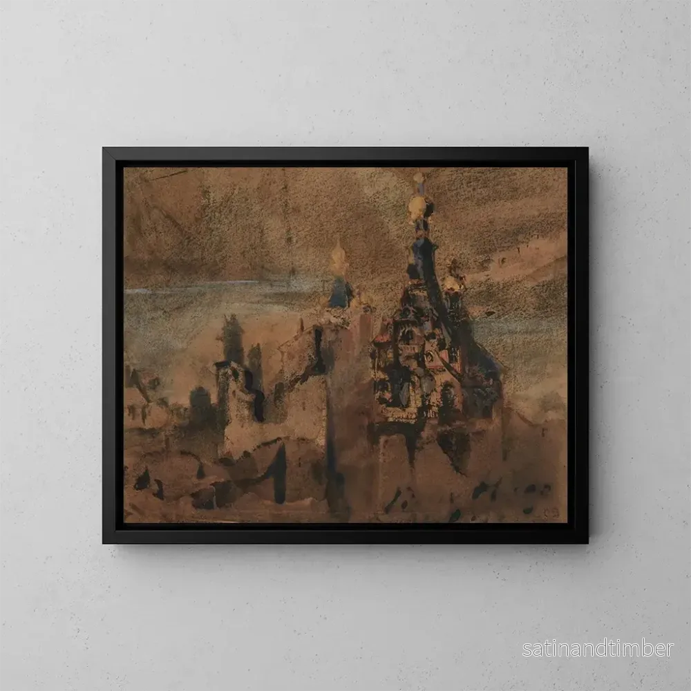 Reproduktion av målningen Souvenir d'Espagne - Victor Hugo
