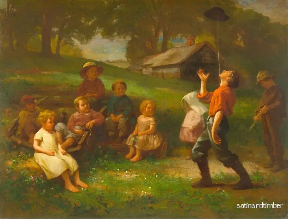Reproduktion av målningen Le cirque amateur - George Cochran Lambdin - Bild 2