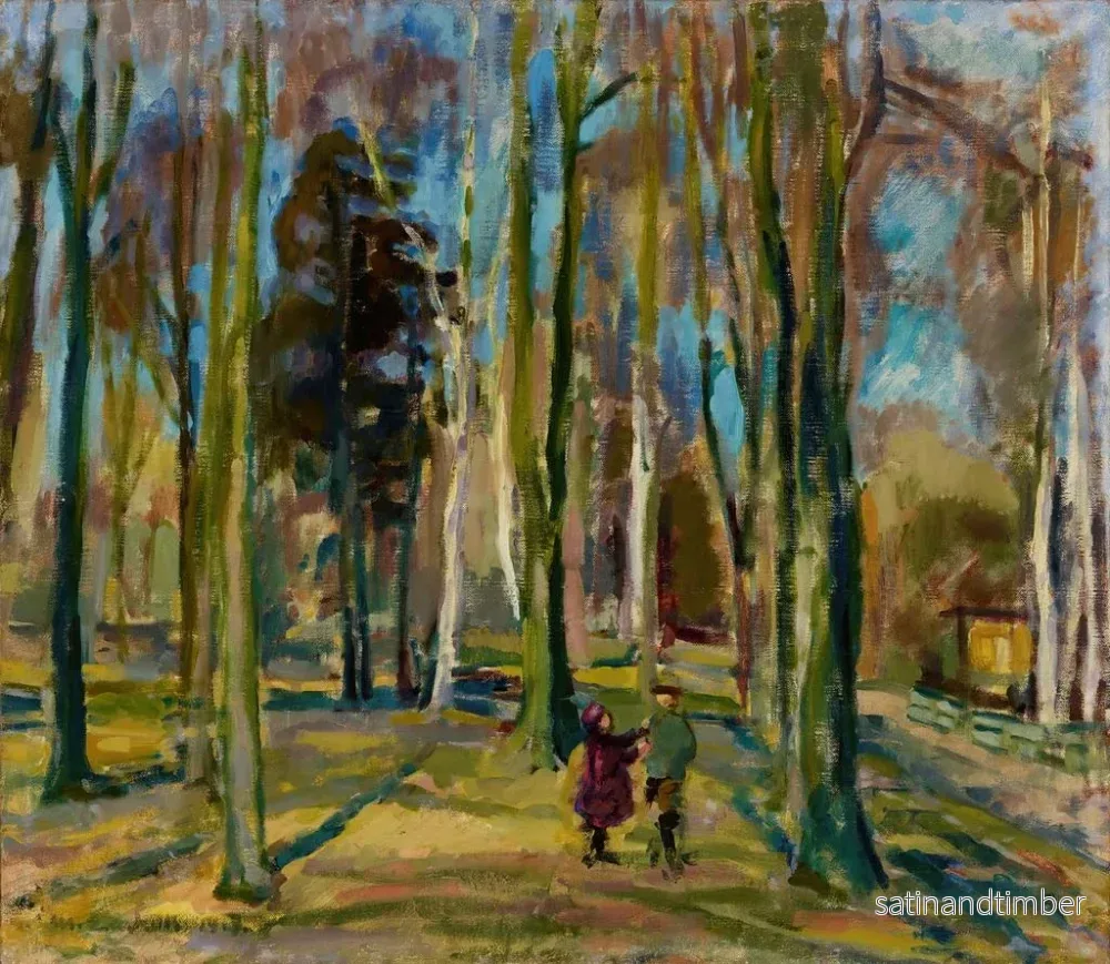 Reproduktion av målningen Vue depuis Kaivopuisto - Magnus Enckell - Bild 2