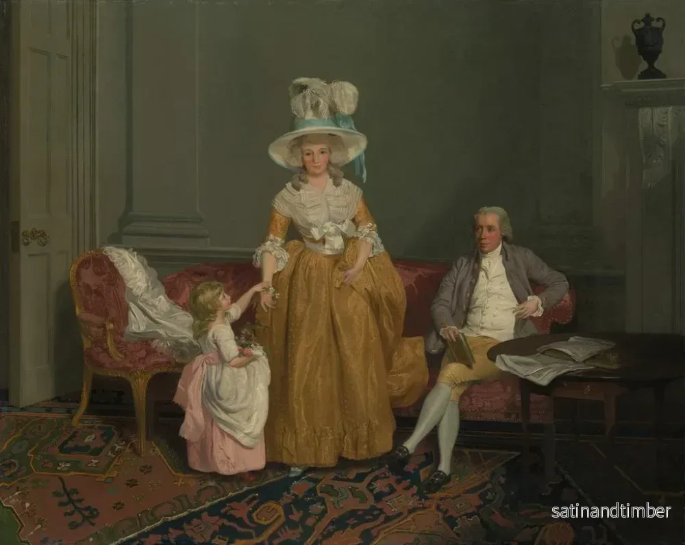 Reproduktion av målningen La famille Saithwaite - Francis Wheatley - Bild 2