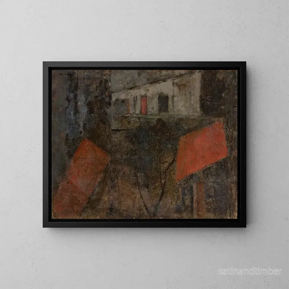 Reproduktion av målningen Rue - Tadeusz Makowski