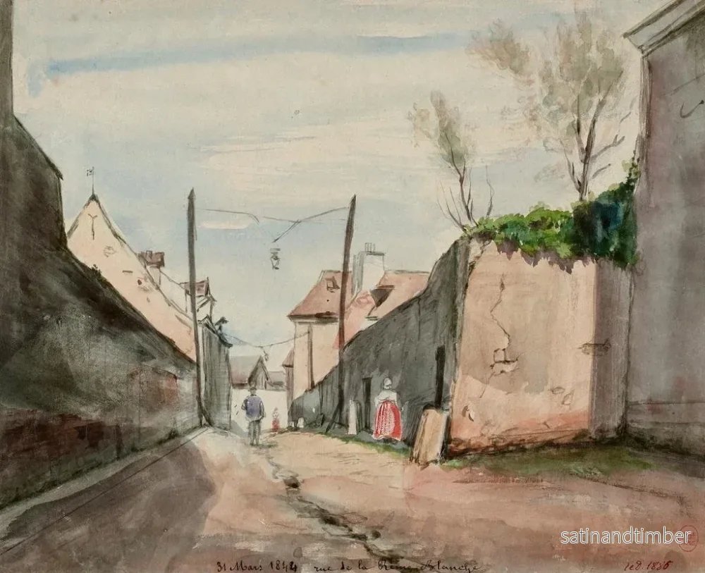 Reproduktion av målningen Rue de la Reine Blanche - Henri Jean Baptiste Lévis - Bild 2