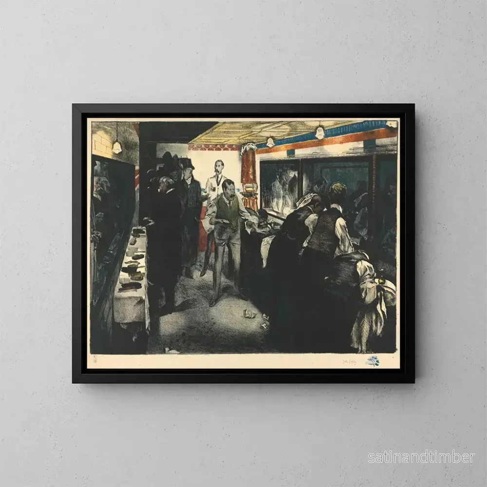 Reproduktion av målningen Ett toalettbord - John Copley