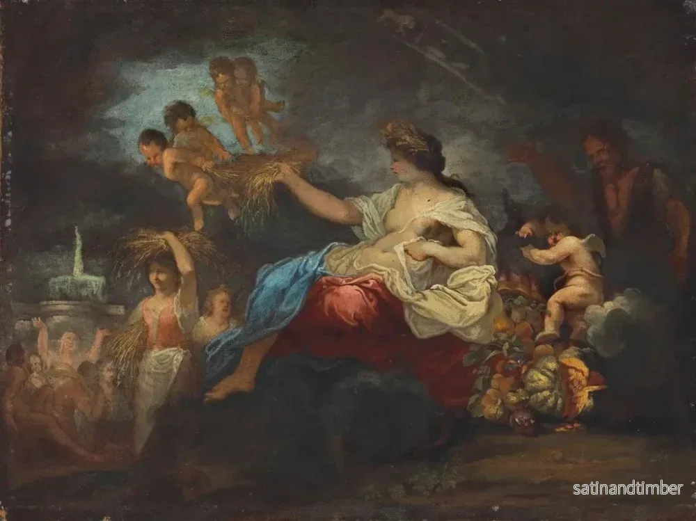 Reproduktion av målningen Cérès - Jacques Blanchard - Bild 2