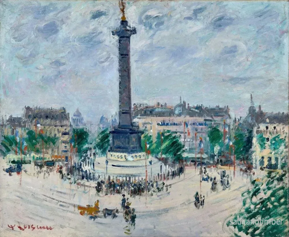 Reproduktion av målningen Place de la Bastille - Gustave Loiseau - Bild 2