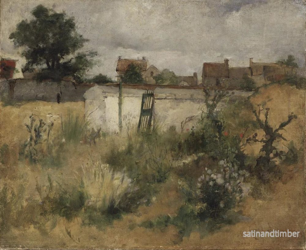 Reproduktion av målningen Studie av landskap från Barbizon - Carl Larsson - Bild 2