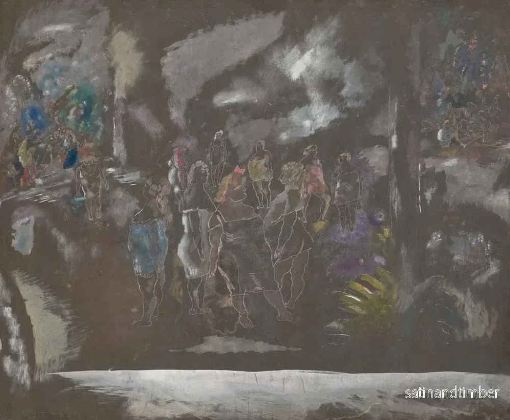 Reproduktion av målningen Les Belles Jardinières - Jules Pascin - Bild 2