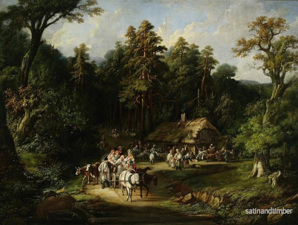 Reproduktion av målningen La dernière pièce de monnaie, taverne près de Varsovie - Jan Feliks Piwarski - Bild 2