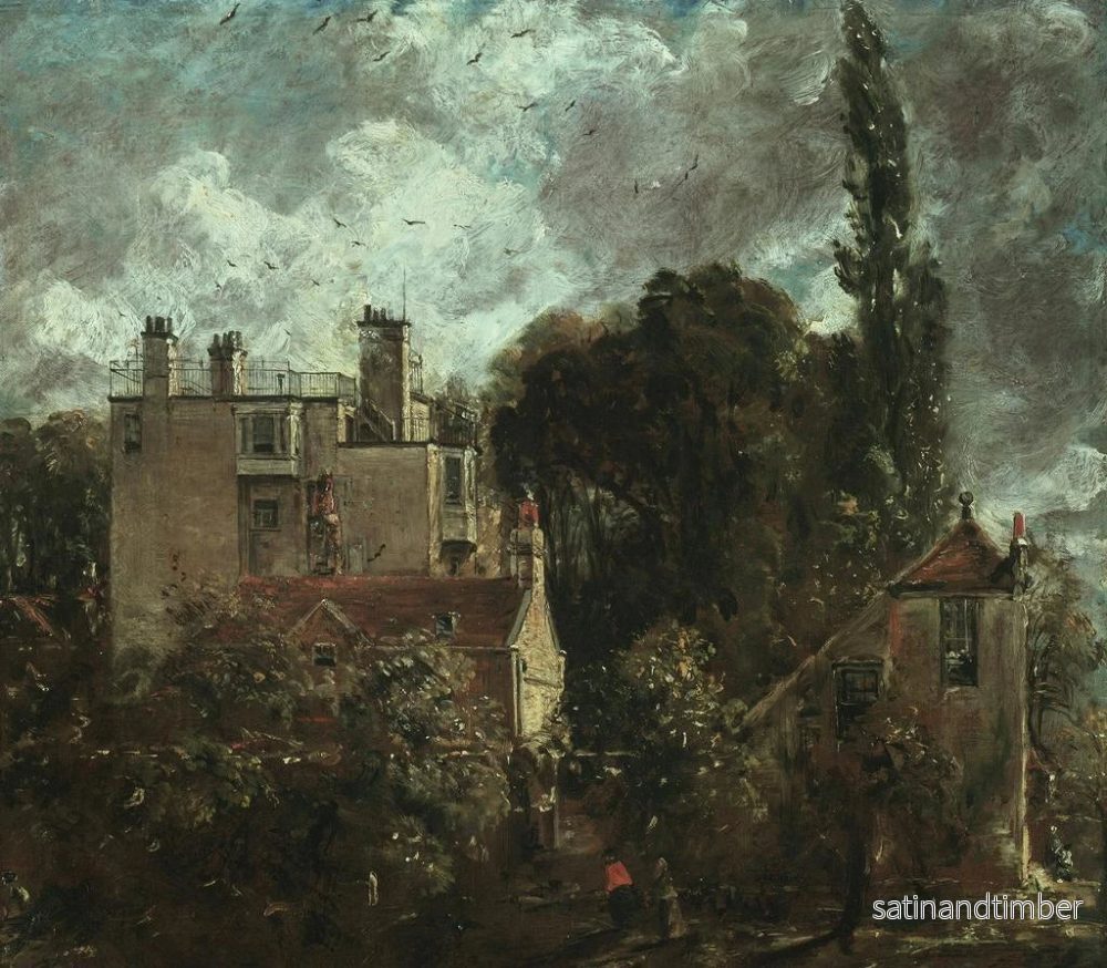 Reproduktion av målningen Boskén eller Amiralerna huset i Hampstead - John Constable - Bild 2