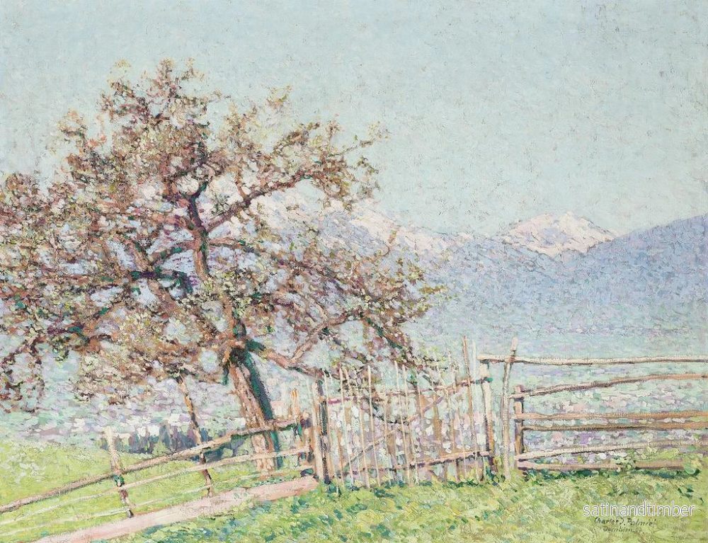 Reproduktion av målningen Vue sur Dornbirn - Johann Charles Palmi - Bild 2
