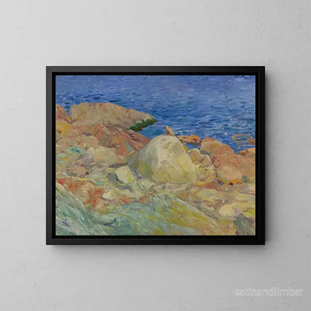 Reproduktion av målningen Eau bleue - Charles Salis Kaelin