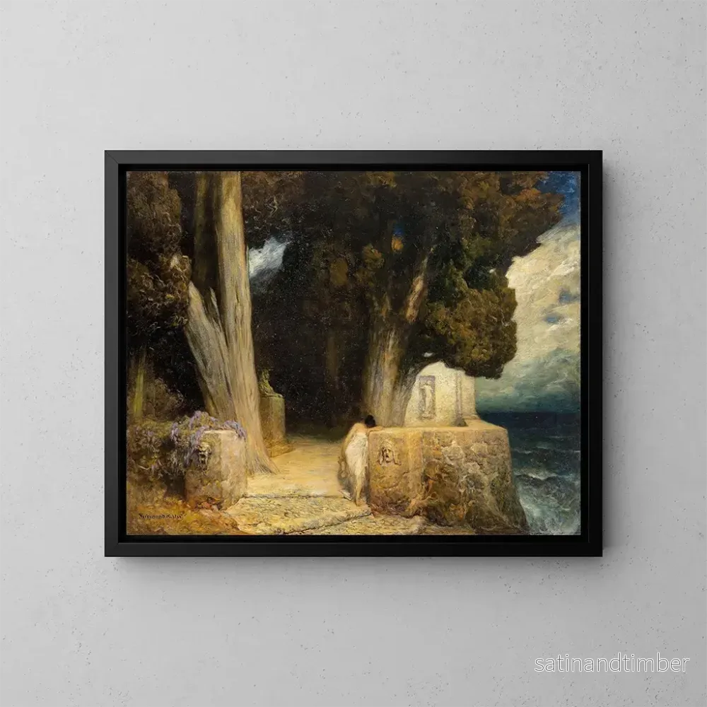 Reproduktion av målningen Sappho - Ferdinand Keller