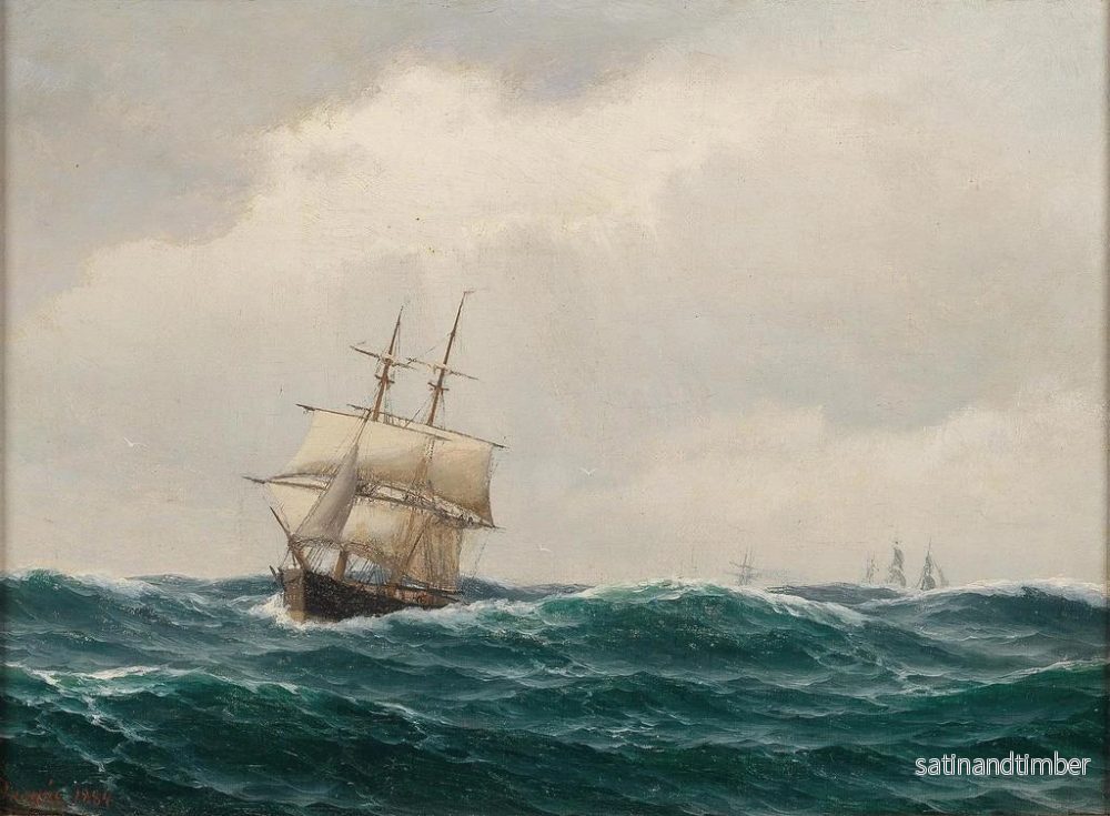 Reproduktion av målningen Maritim målning II - Carl Emil Baagøe - Bild 2
