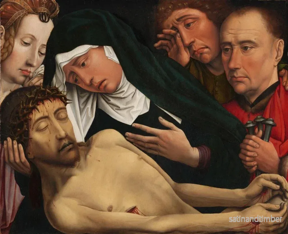 Reproduktion av målningen La Lamentation du Christ - Colijn de Coter - Bild 2