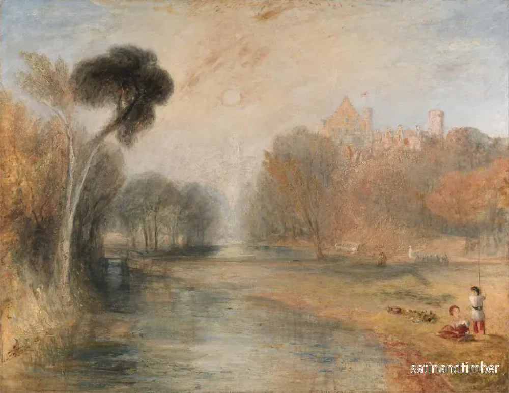 Reproduktion av målningen av Château de Rosenau à Cobourg - Joseph Mallord William Turner - Bild 2