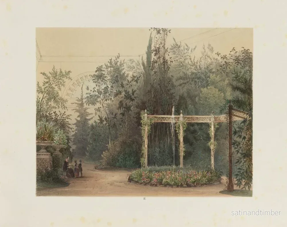 Reproduktion Le jardin d'hiver dans la Hofburg – Franz Antoine — plansch 09 - Bild 2