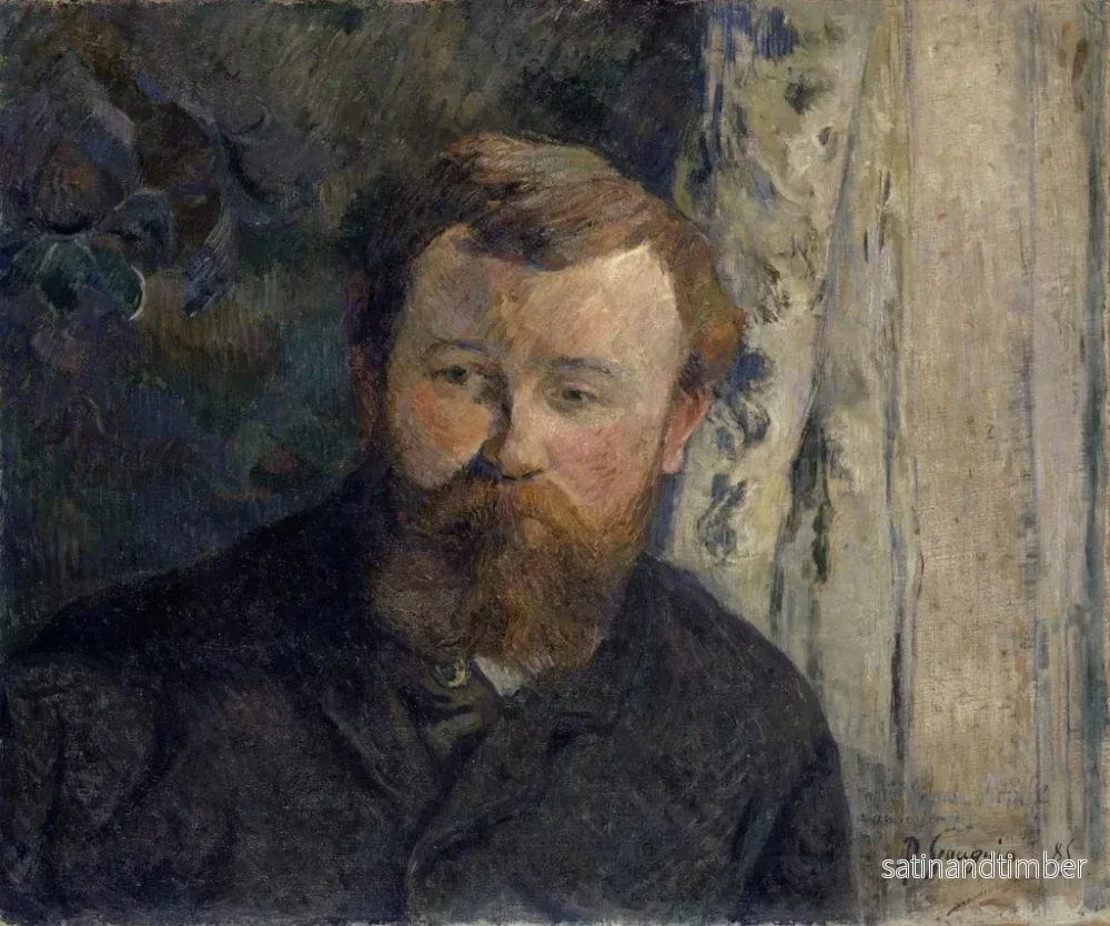 Reproduktion av målningen Portrait du peintre Achille GranchiTaylor - Paul Gauguin - Bild 2