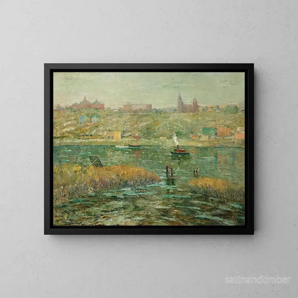 Reproduktion av målningen Rivière Harlem – Ernest Lawson Reproduktion av målningen Rivière Harlem – Ernest Lawson