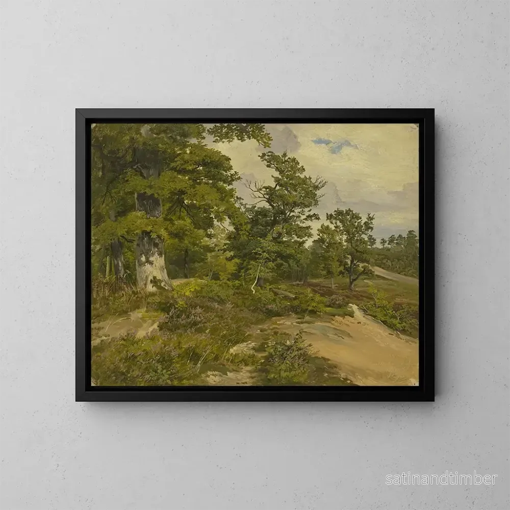Reproduktion av målningen Skog nära Wetzlar - Ludwig Christian Wagner