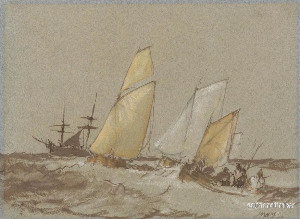 Reproduktion av målningen Expédition - Joseph Mallord William Turner - Bild 2