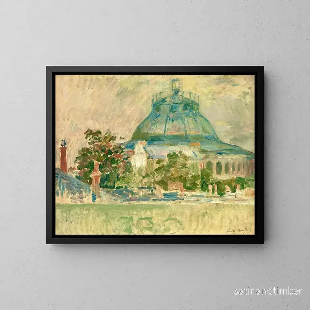 Reproduktion av målningen Dame des arnaques de la rue Pergolèse - Berthe Morisot