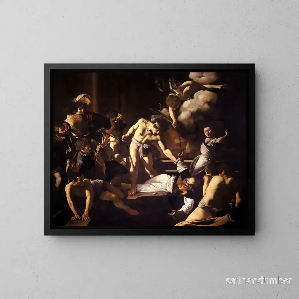 Reproduktion av målningen Le Martyre de saint Matthieu – Le Caravage Reproduktion av målningen Le Martyre de saint Matthieu – Le Caravage